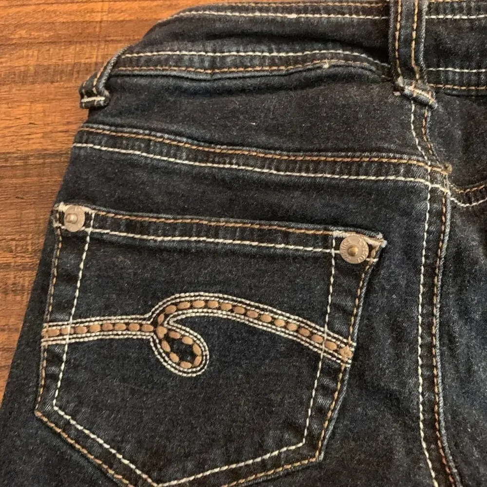 JUSTICE Girl’s Simply Low Dark Wash Skinny Jeans / Size: 6 Slim